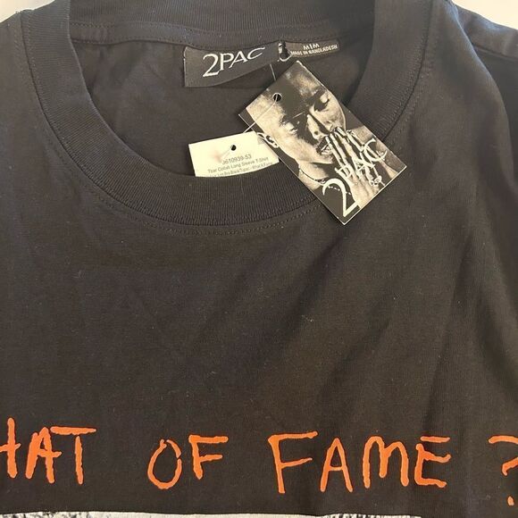 NWT Mens Tupac Shakur black long sleeve - Picture 4 of 4